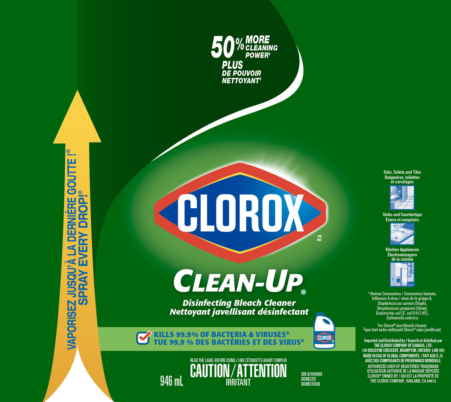 Clorox Clean Up Green Kids Tumbler