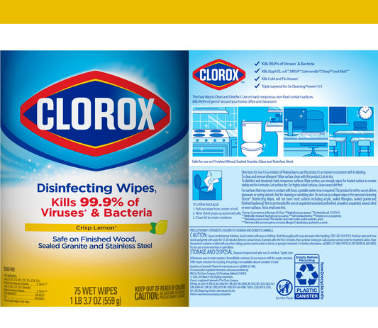 Clorox Disinfecting Wipes Crisp Lemon Kids Tumbler