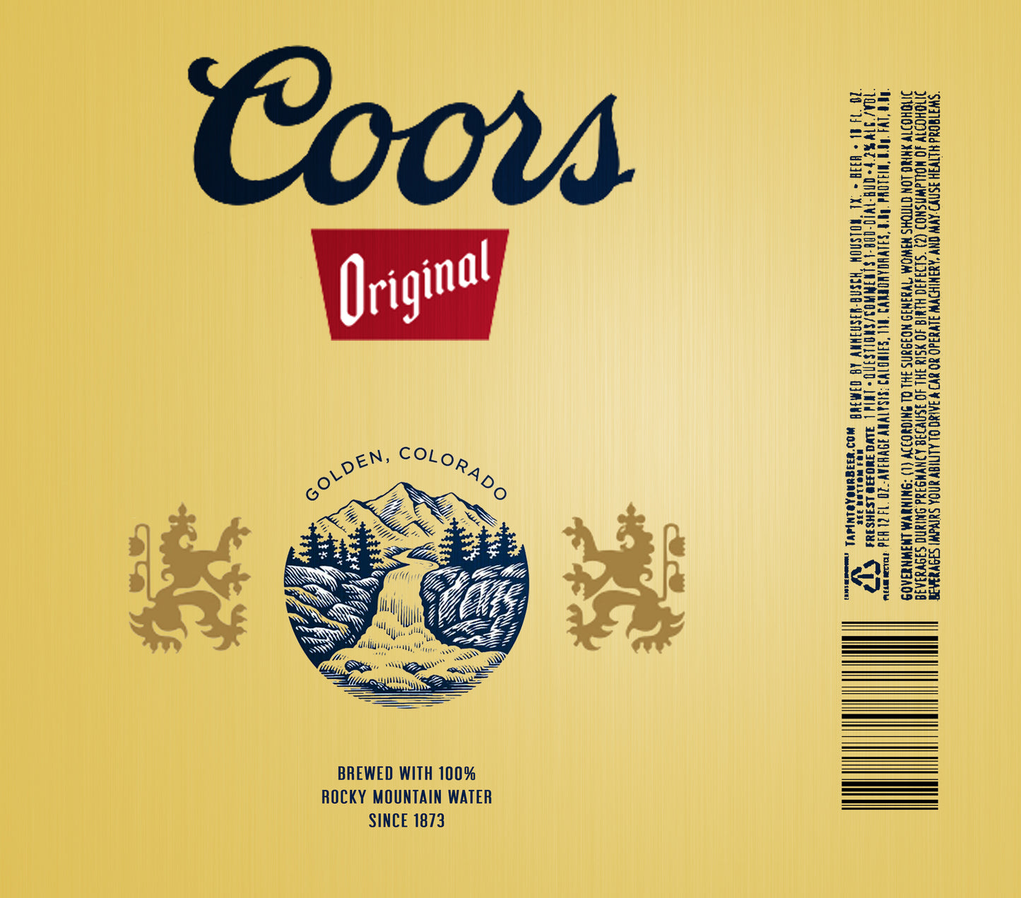 Coors Original Wine Tumbler