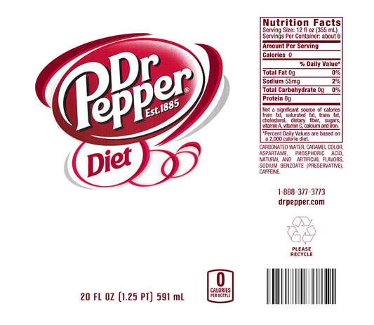 Diet Dr Pepper Kids Tumbler
