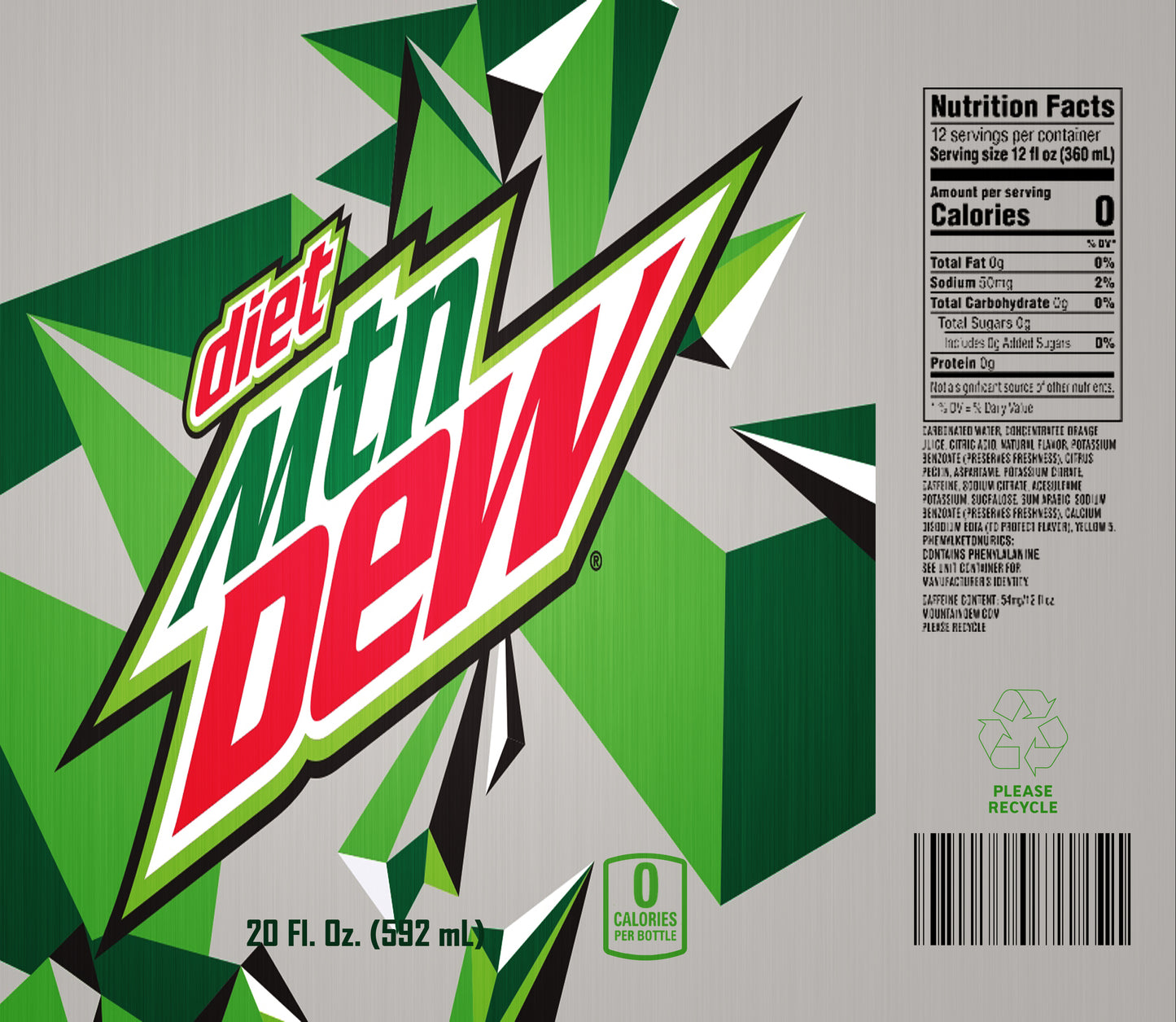 Diet Mountain Dew Wine Tumbler