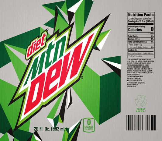 Diet Mountain Dew Wine Tumbler