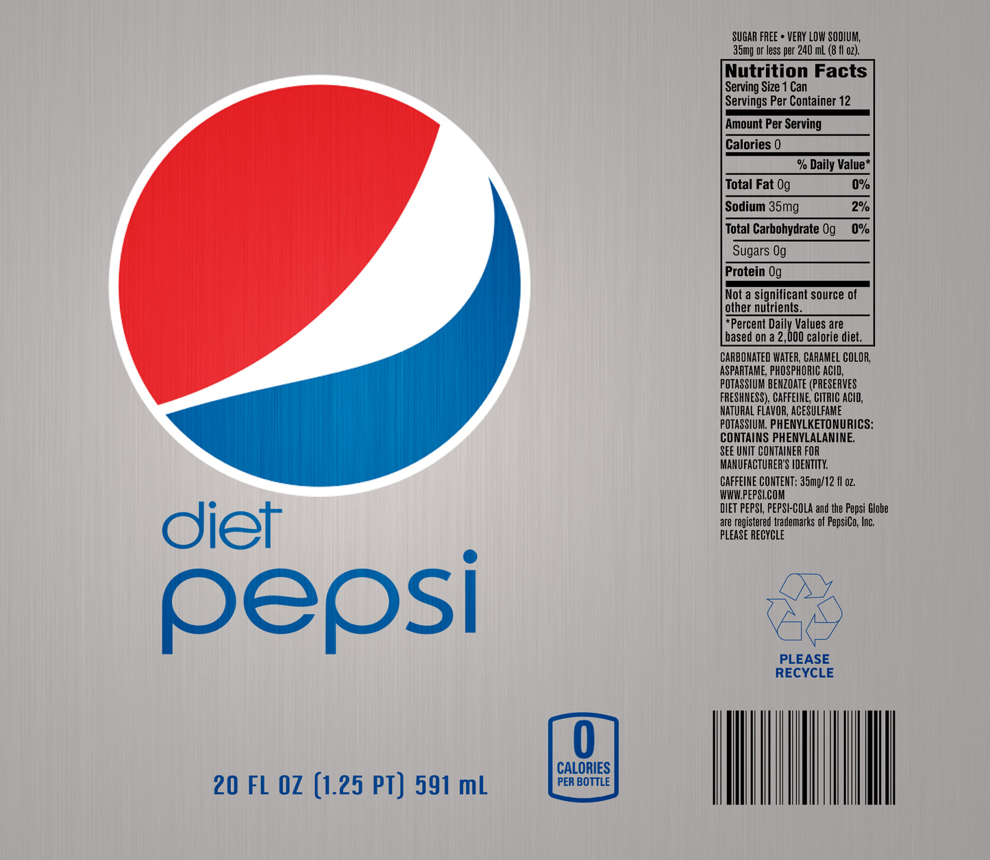 Diet Pepsi Wine Tumbler