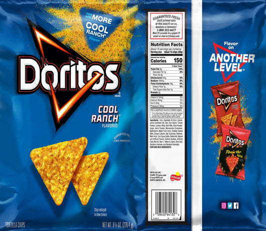 Doritos Cool Ranch Kids Tumbler
