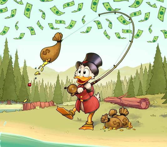 Duck Of Money Wine Tumbler