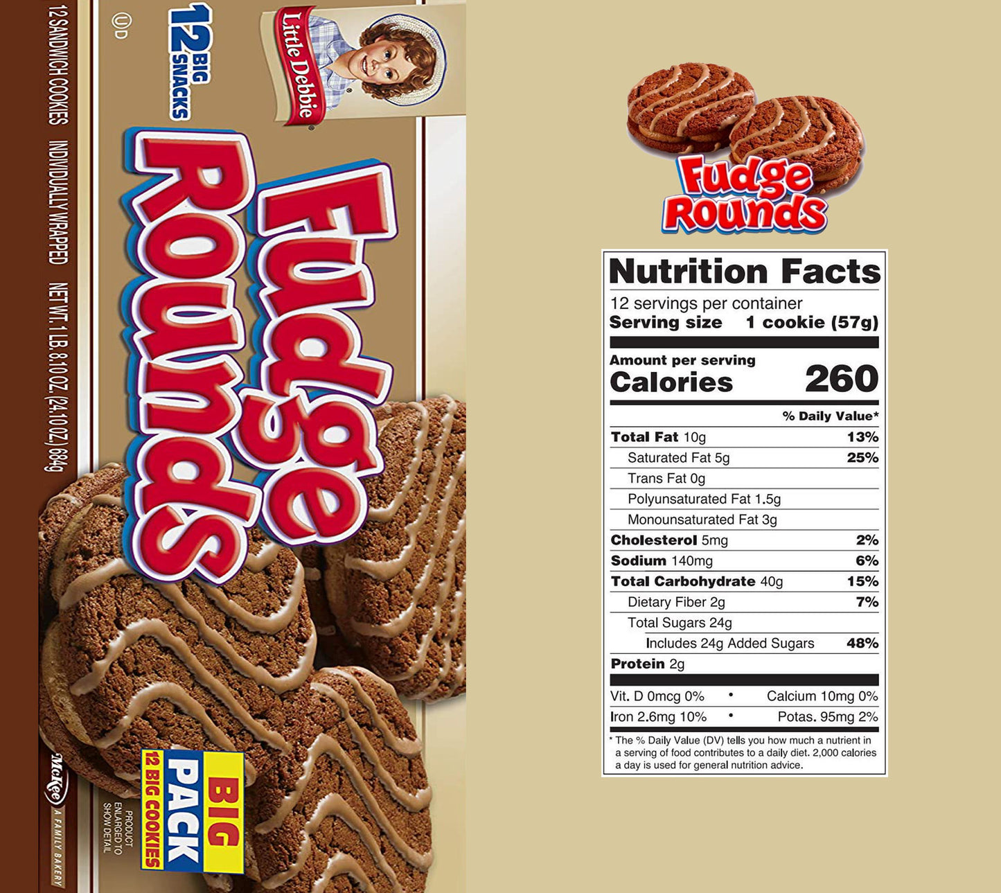 Little Debbie Fudge Rounds Kids Tumbler