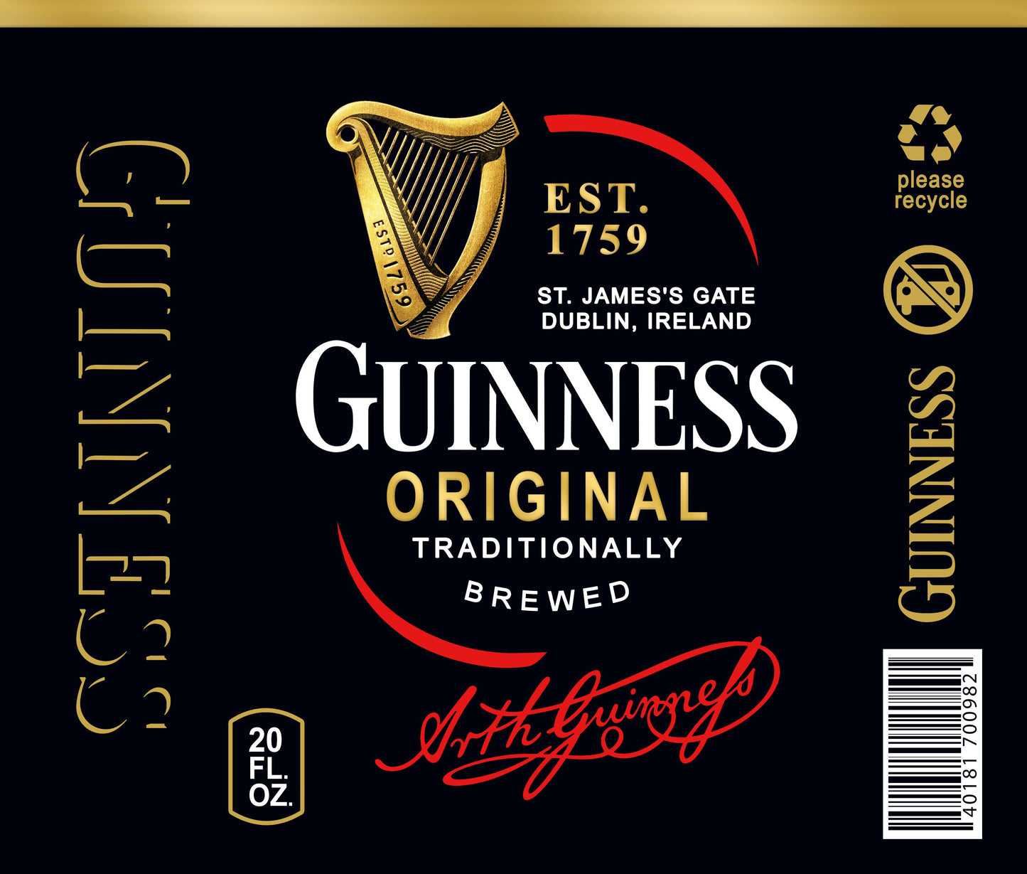 Guinness Original Wine Tumbler