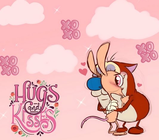 Hugs And Kisses Wine Tumbler