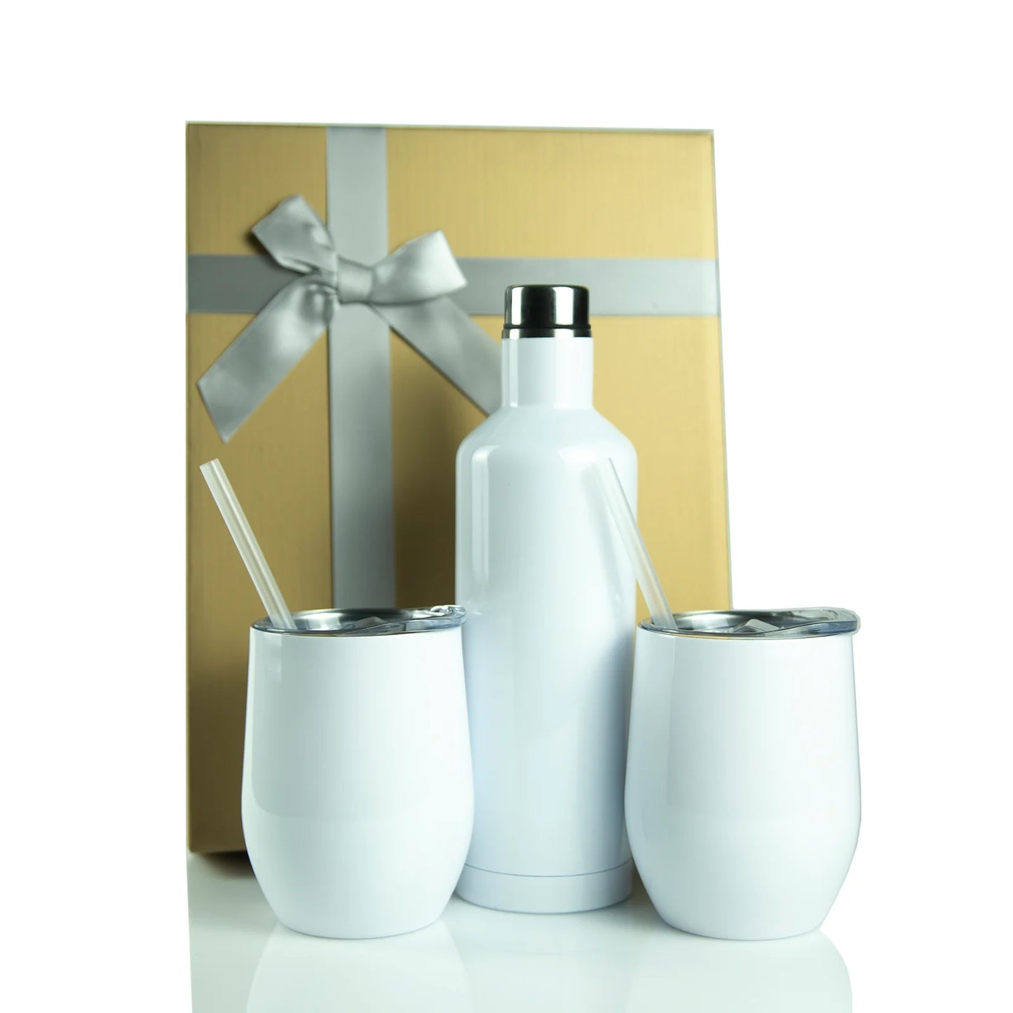 Affirmations to be Positive Wine Tumblers