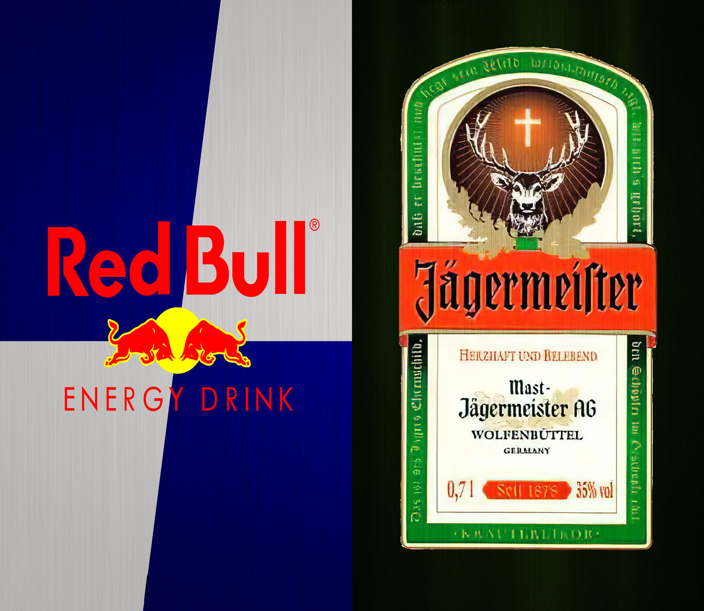 Red Bull and Jager Wine Tumbler