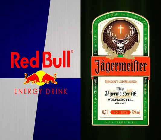 Red Bull and Jager Wine Tumbler