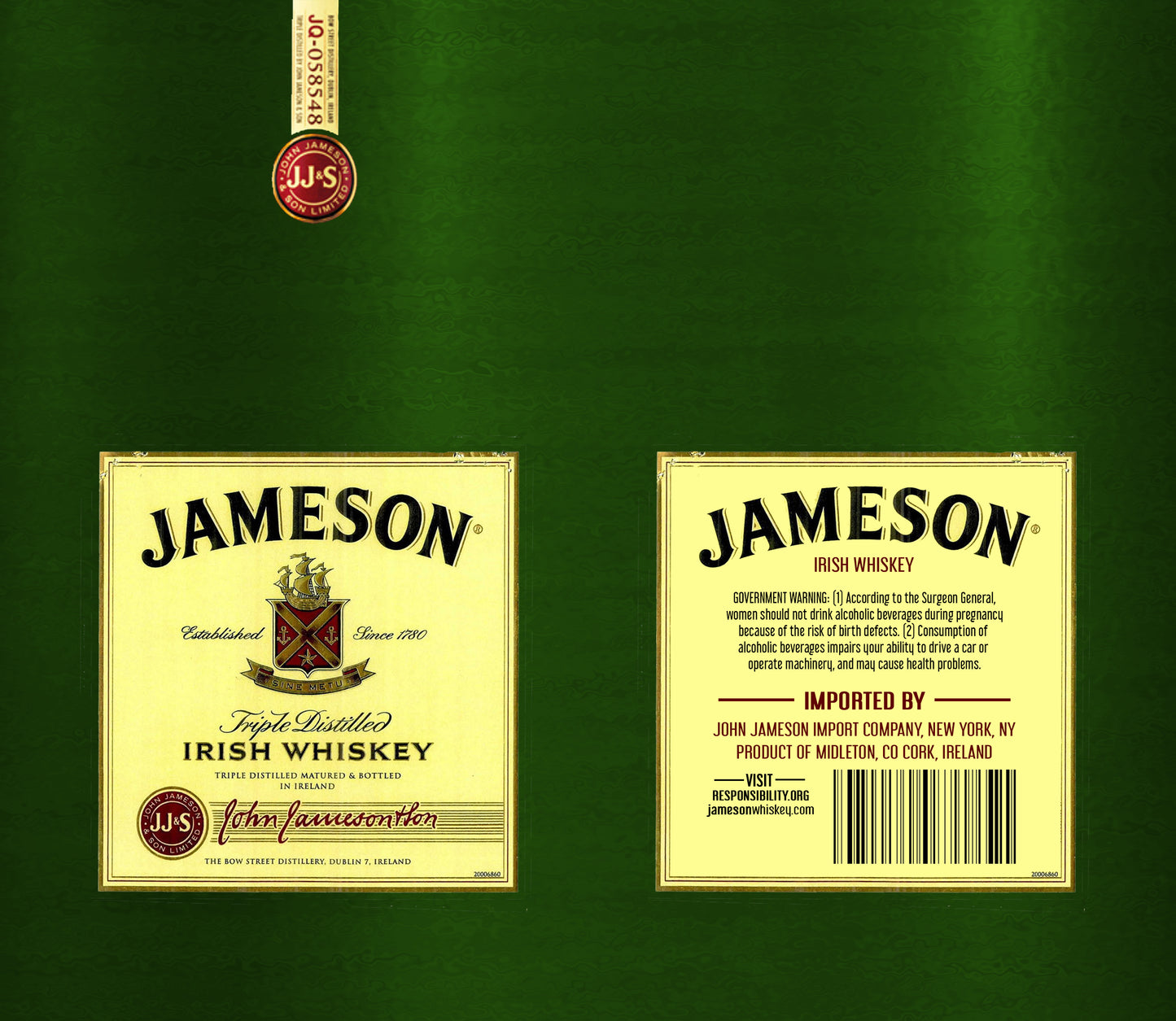 Jameson Whisky Bottle Kids Tumbler