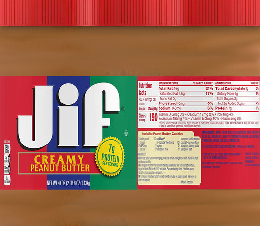JIF Peanut Butter Kids Tumbler