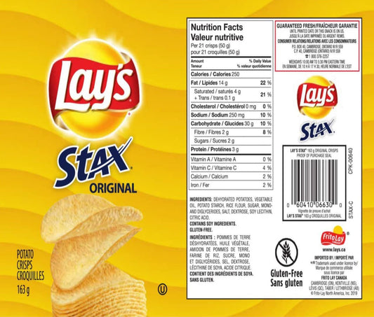 Lays Stax Original Wine Tumbler