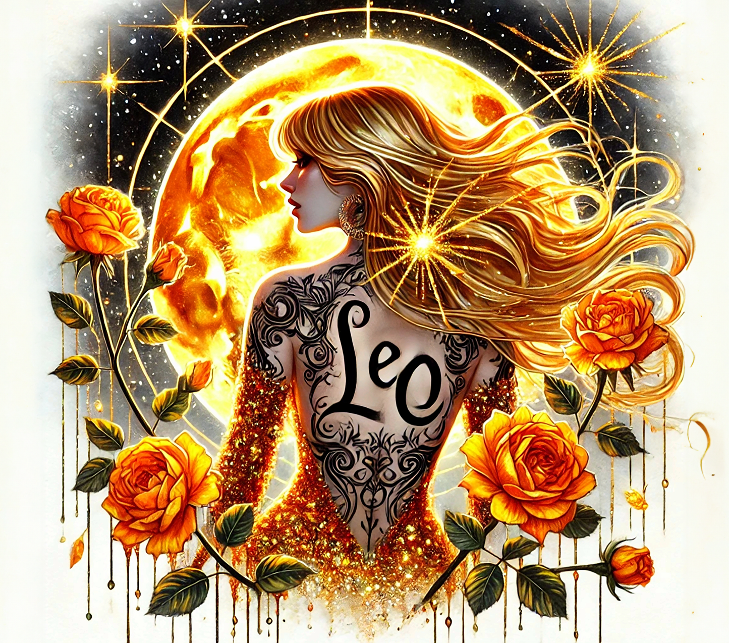 Leo Woman Kids Tumbler