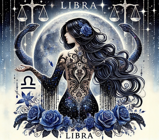 Libra Woman Kids Tumbler