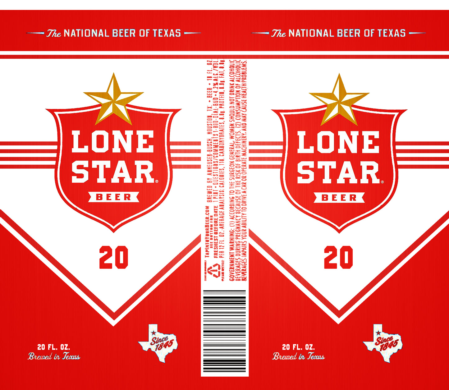 Lone Star Beer Wine Tumbler