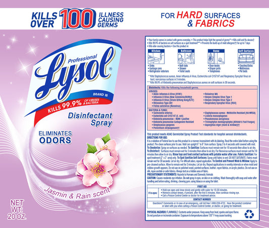 Lysol Disinfectant Spray Jasmin & Rain Scent Kids Tumbler