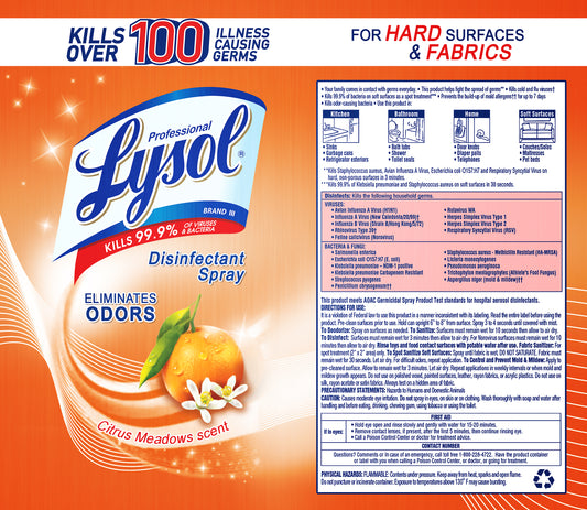 Lysol Disinfectant Spray Citrus Meadows Kids Tumbler