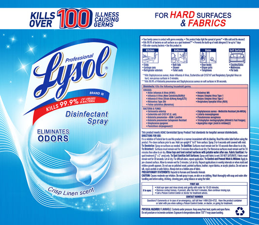 Lysol Disinfectant Spray Crisp Linen Scent Kids Tumbler