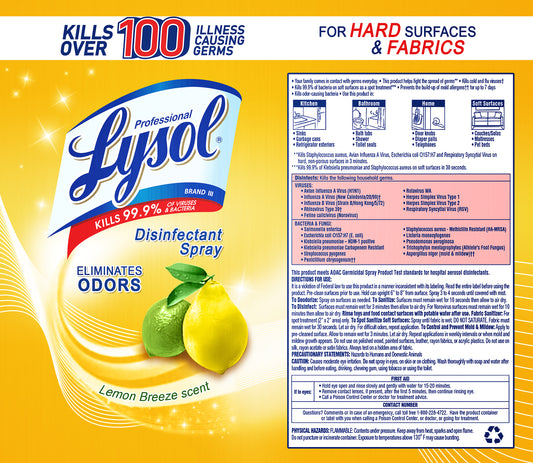 Lysol Disinfectant Spray Lemon Breeze Scent Kids Tumbler