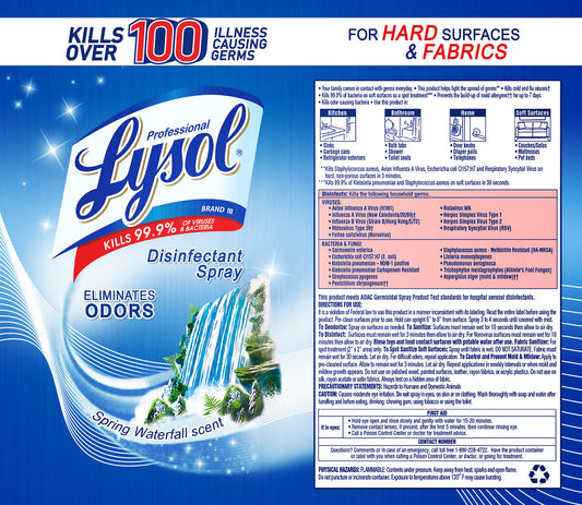 Lysol Disinfectant Spray Spring Waterfall Scent Kids Tumbler