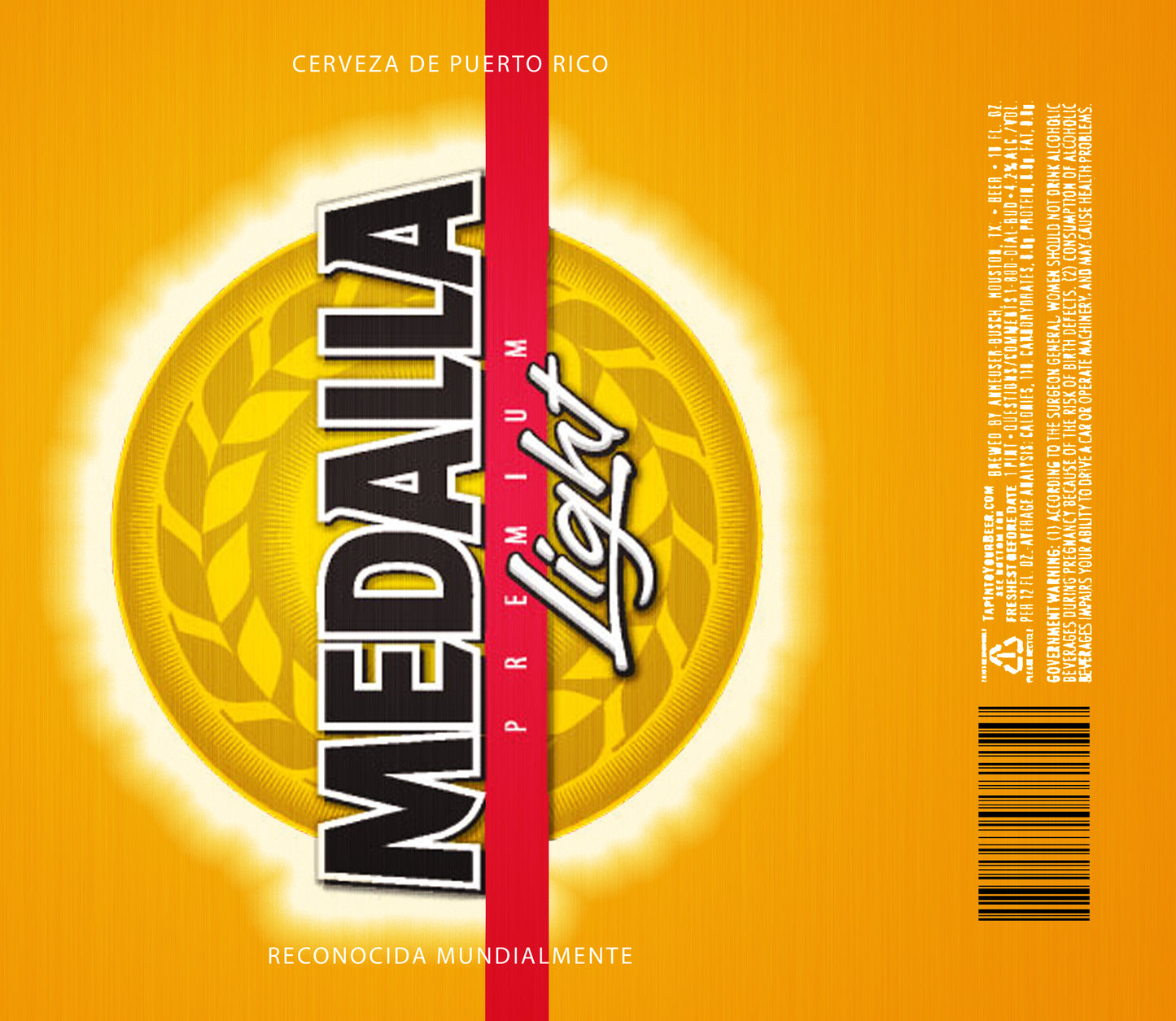 Medalla Premium Light Wine Tumbler