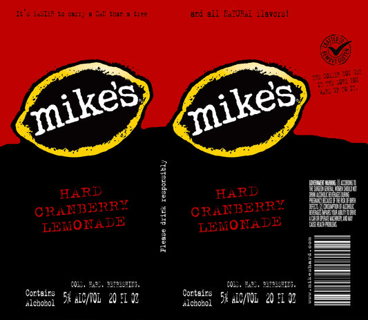 Mikes Harder Cranberry Wine Tumbler