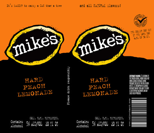 Mikes Harder Peach Wine Tumbler