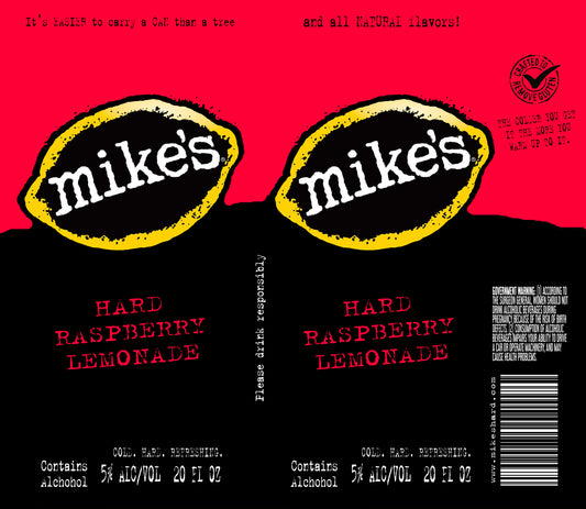 Mikes Hard Raspberry Lemonade Wine Tumbler