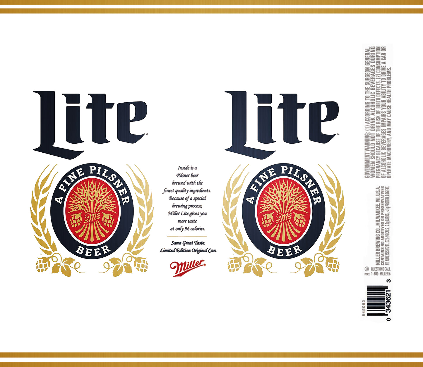 Miller Lite Kids Tumbler