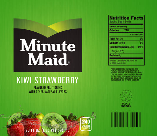 Minute Maid Kiwi Strawberry Wine Tumbler