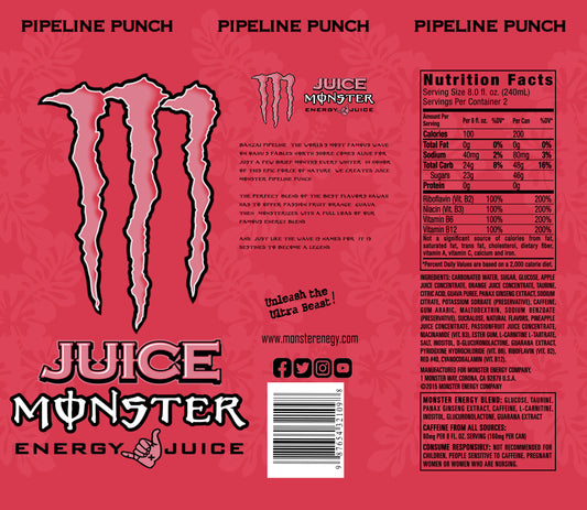 Monster Pipeline Punch Wine Tumbler