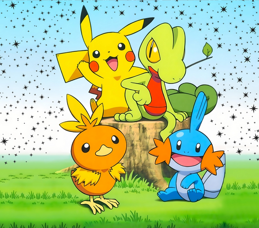 Pickachu With Friends Mug