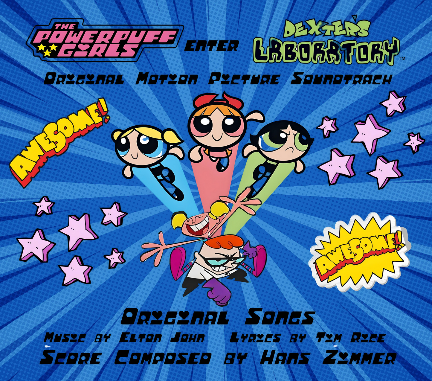 PowerPuff Girls With Dexter Wine Tumbler