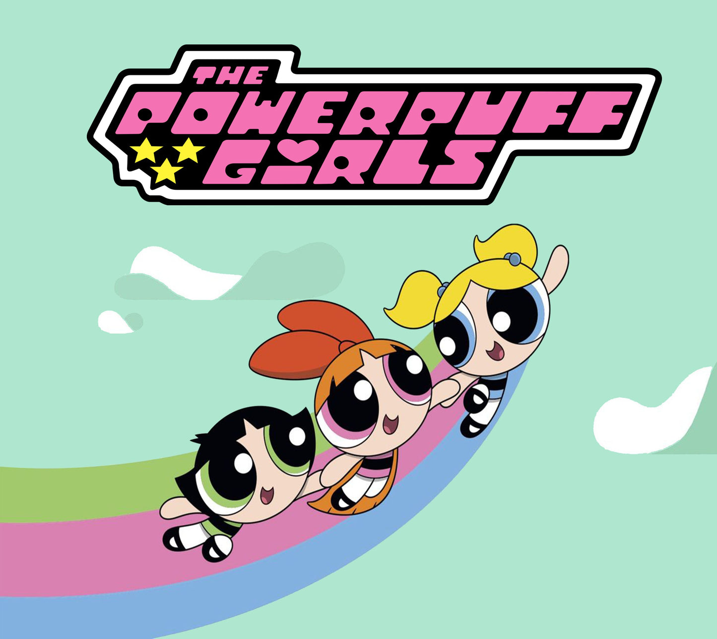 PowerPuff Girls Green Sky Wine Tumbler