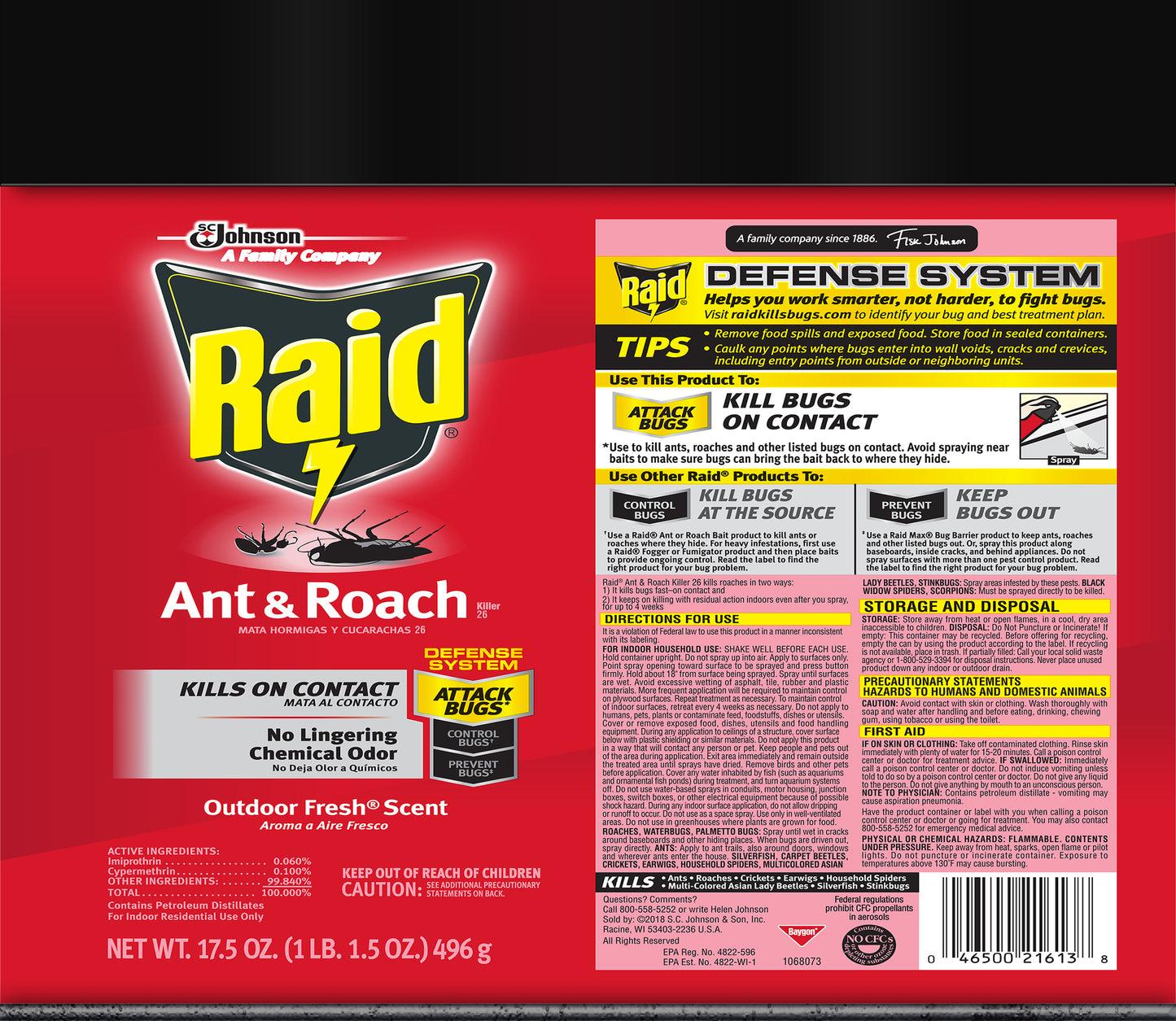Raid Ants & Roach Kids Tumbler