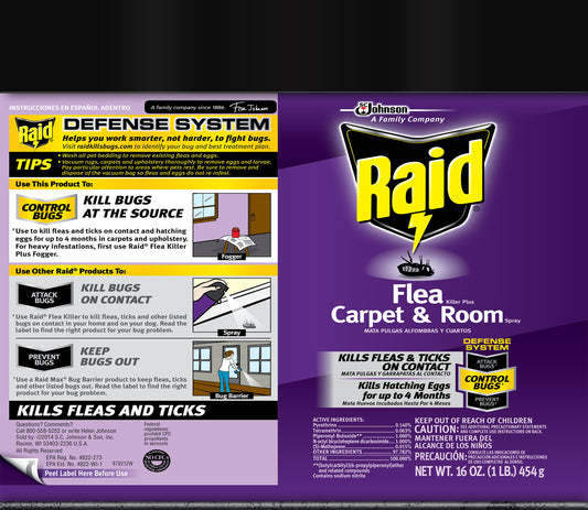 Raid Flea Killer Plus Carpet & Room Spray Kids Tumbler