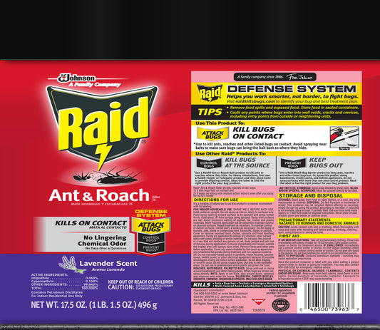 Raid Lavender Ant & Roach Kids Tumbler