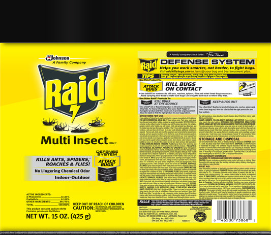 Raid Multi Insect Kids Tumbler