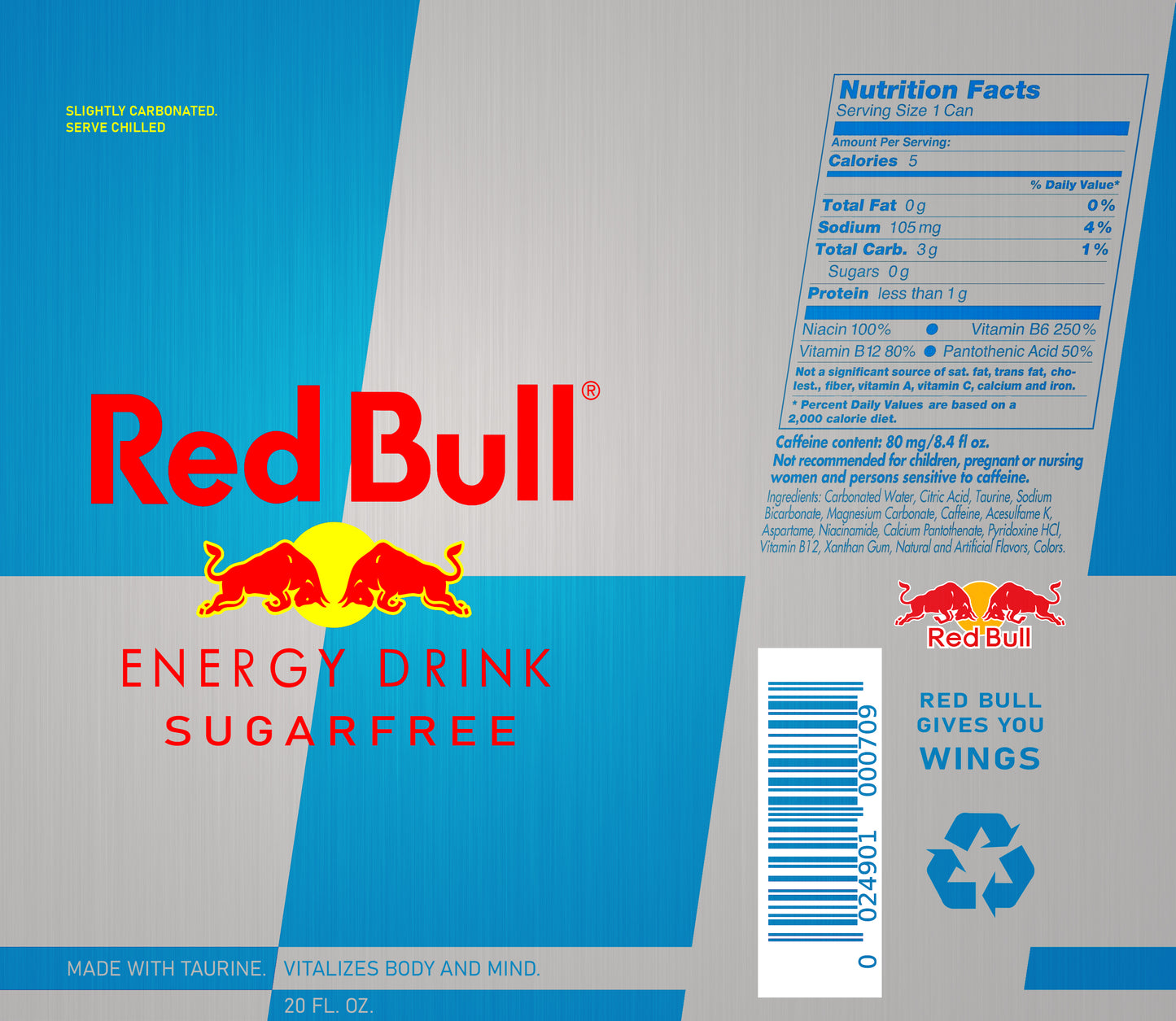 RedBull Sugar Free Kids Tumbler