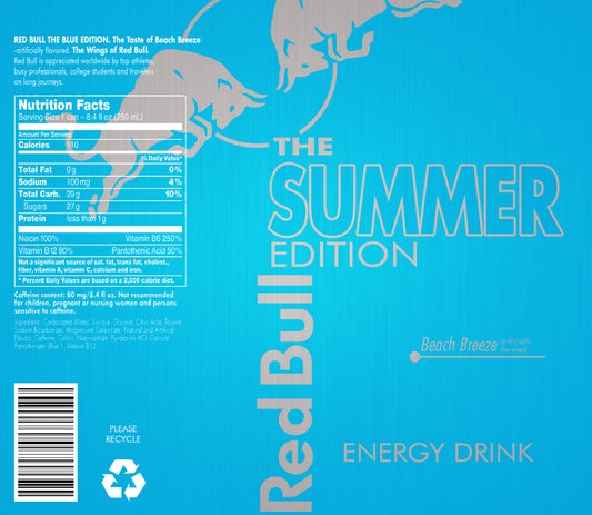 RedBull Beach Breeze Wine Tumbler