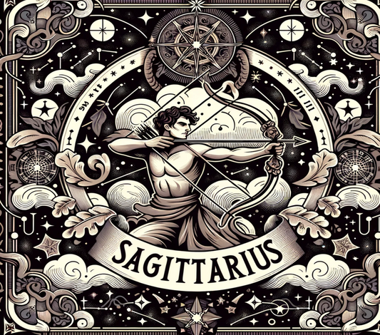 Sagittarius Dark Mode Kids Tumbler