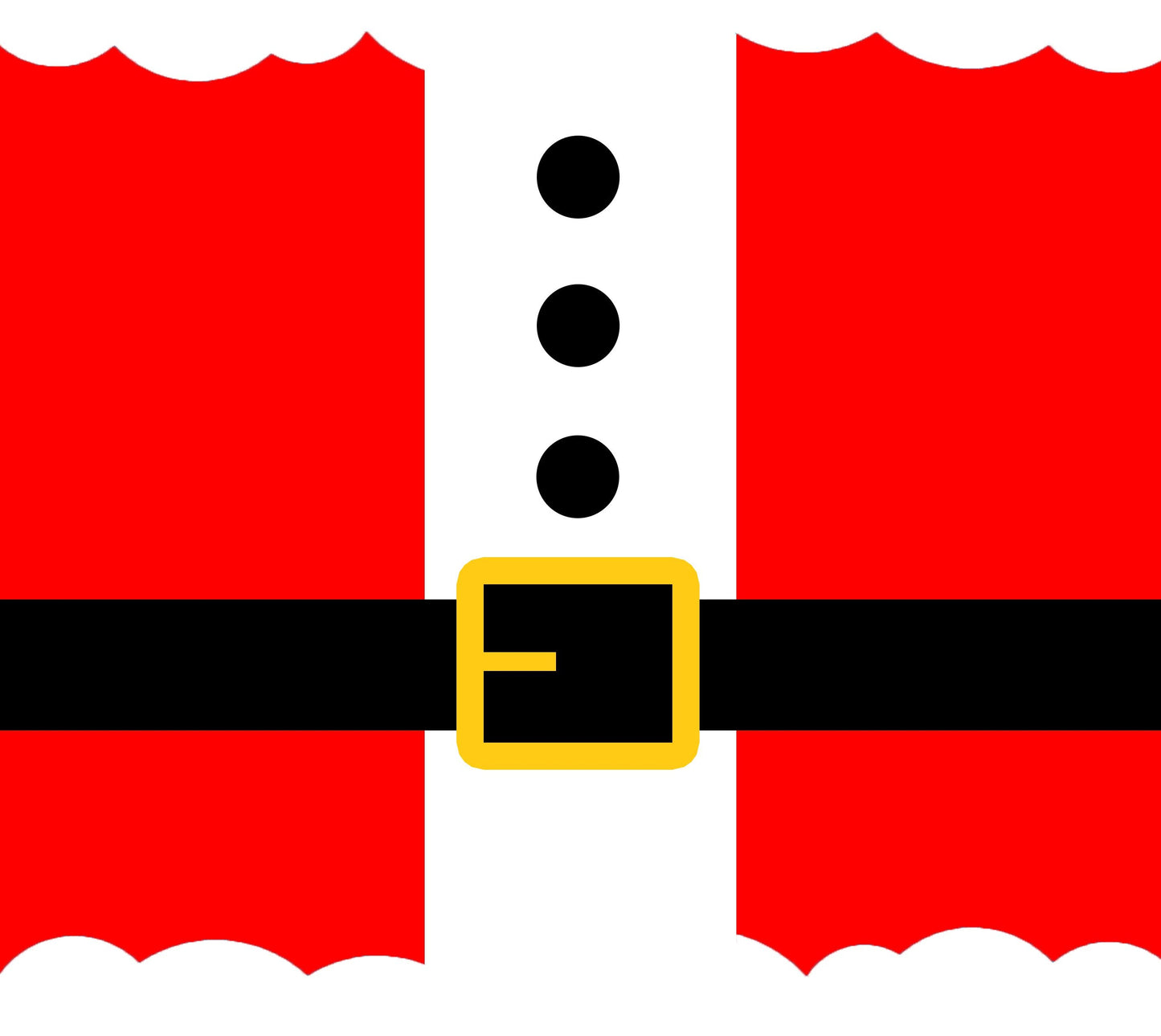 Santa With Black Belt Tumbler