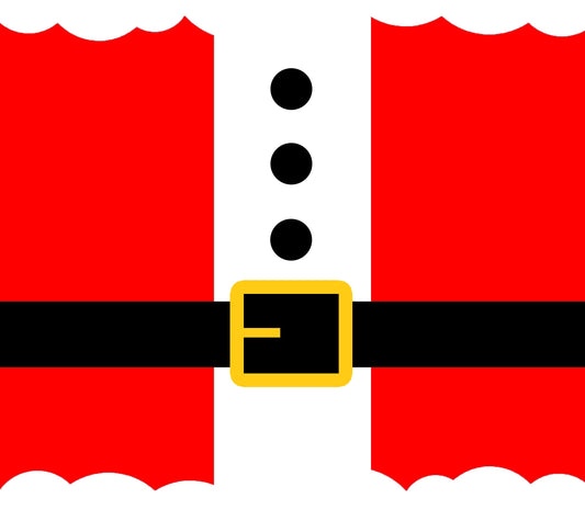 Santa With Black Belt Tumbler