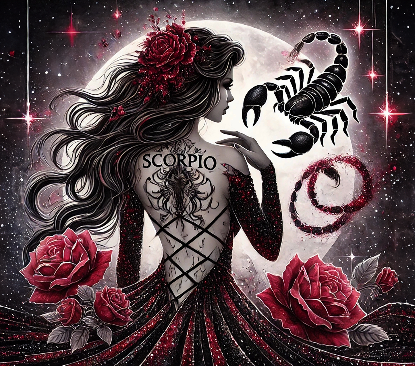 Scorpio Woman Kids Tumbler