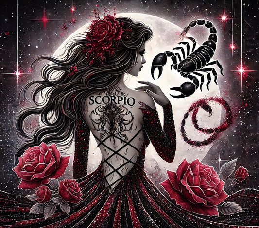 Scorpio Woman Kids Tumbler