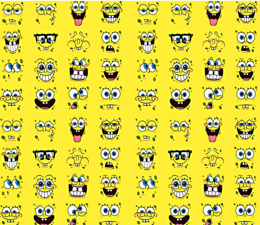 SpongeBob Faces Wine Tumbler