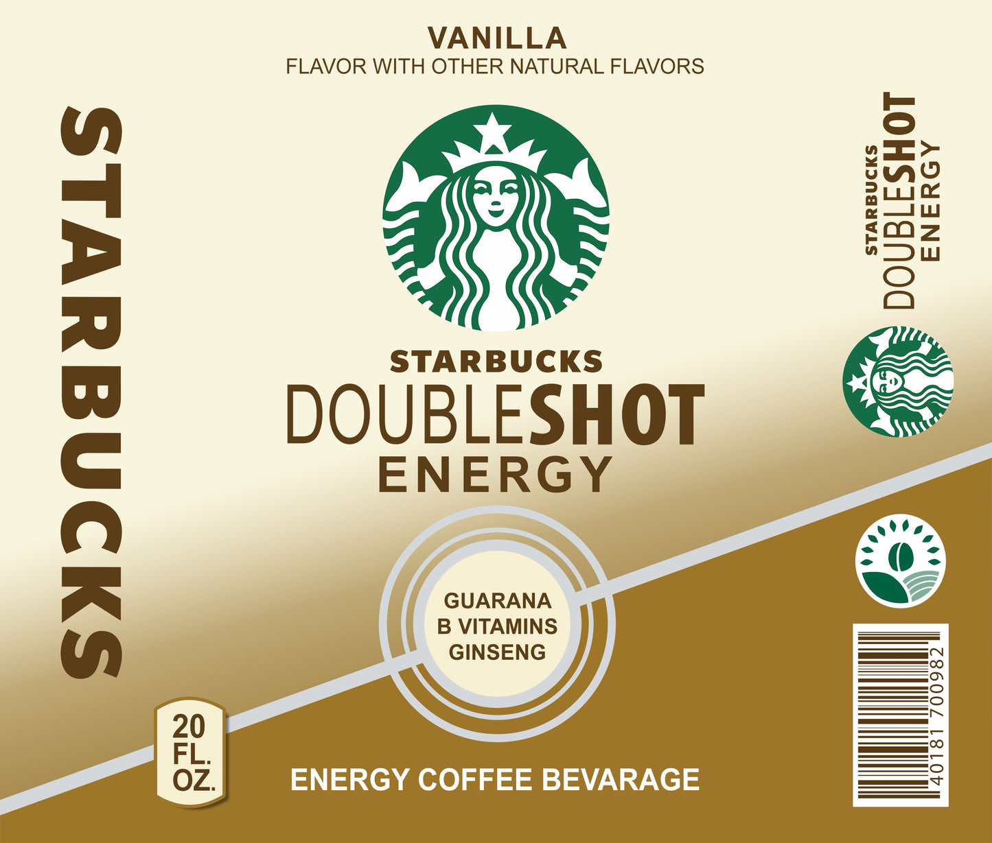 Starbucks DoubleShot Energy Vanilla Kids Tumbler