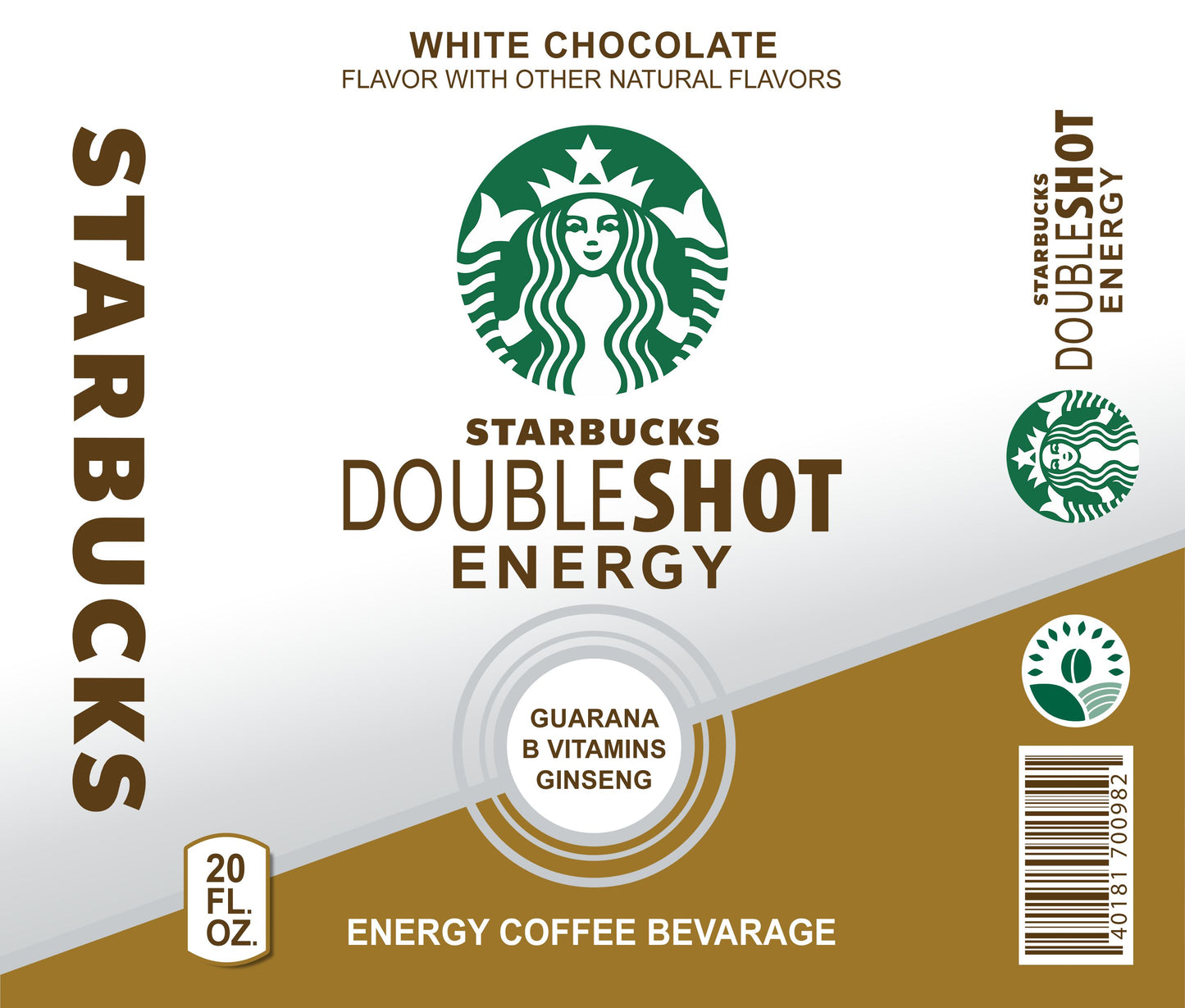 Starbucks DoubleShot Energy White Chocolate Wine Tumbler